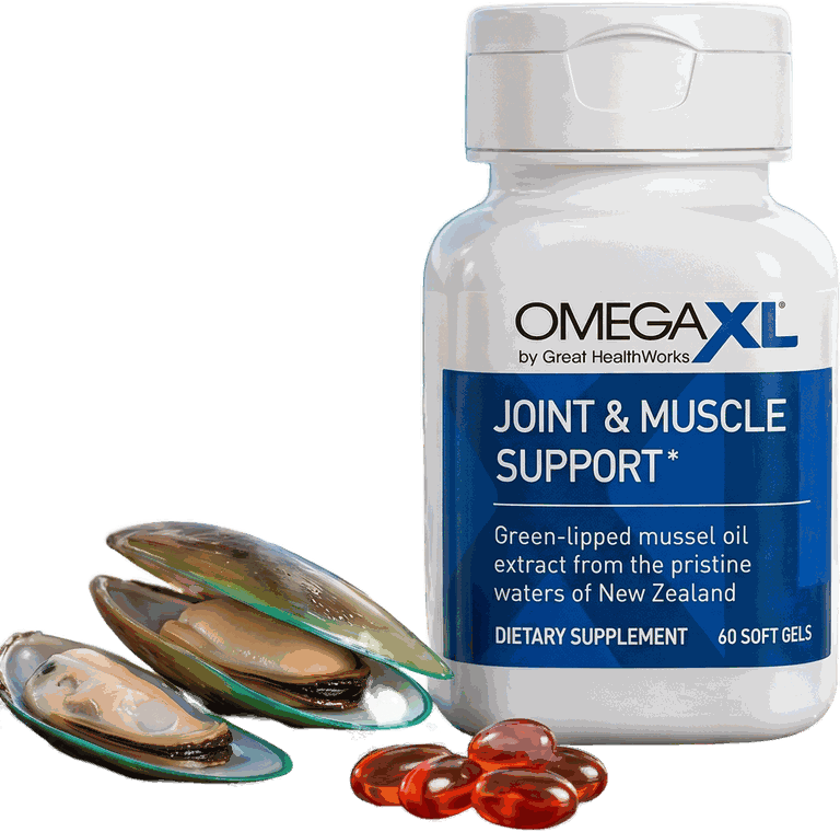 OmegaXL with New Zealand green-lipped mussels